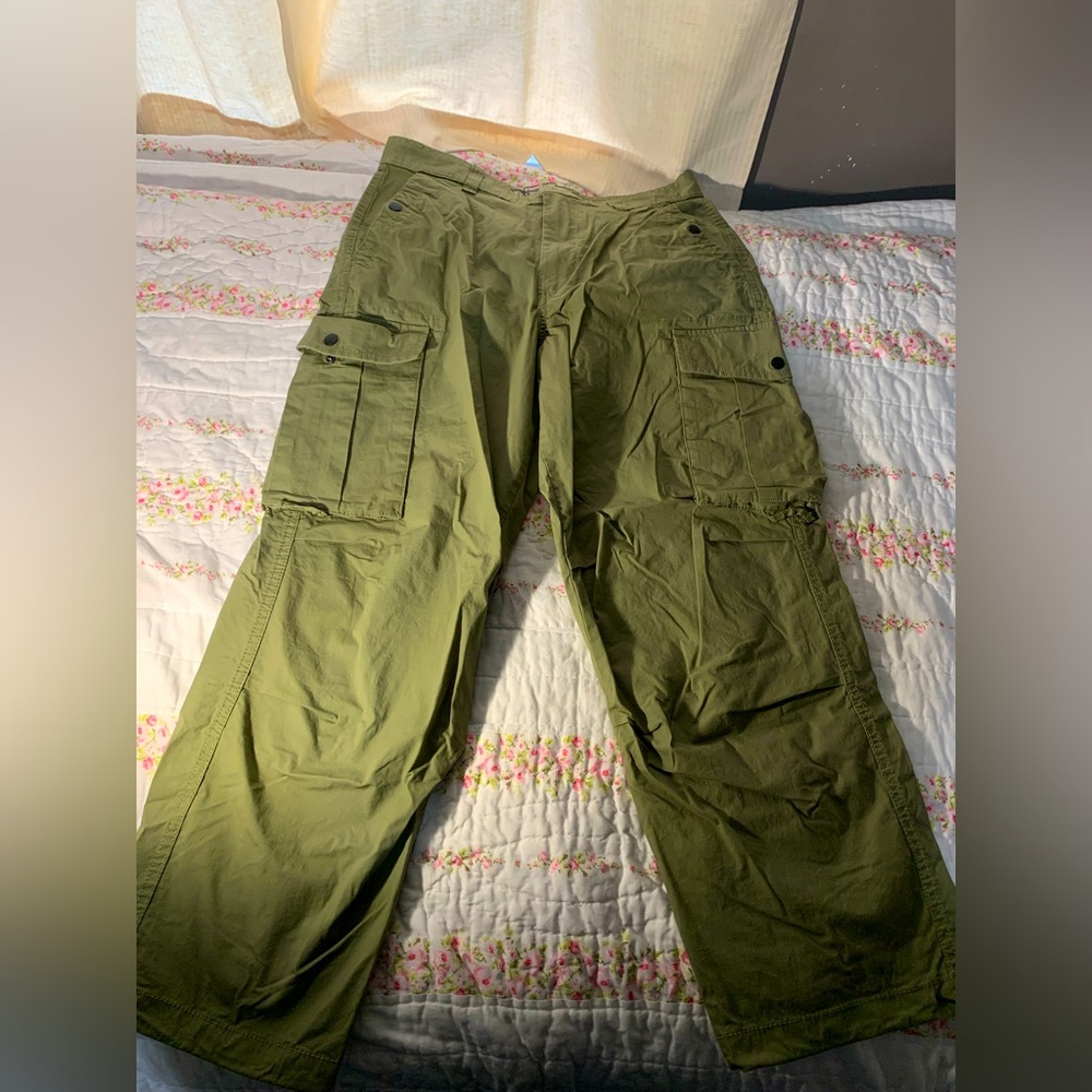 Army Green Cargo Pants - 30x30
